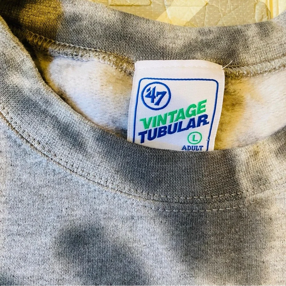 Vintage 47 brand Brooklyn nets tie dye sweater sweatshirt